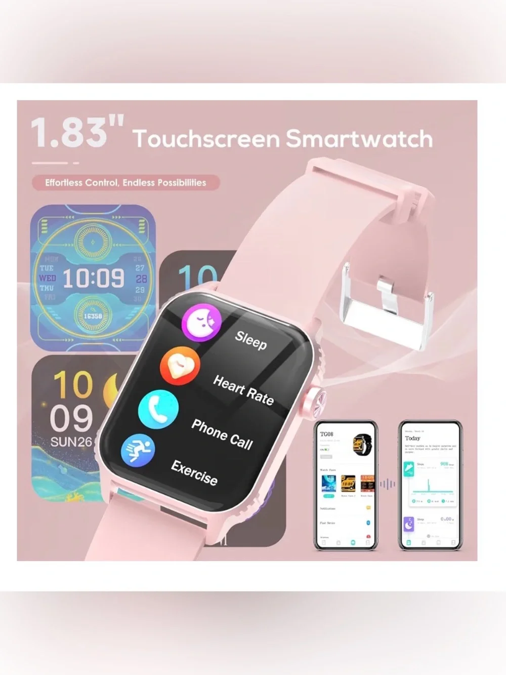 Smart Watch for Women- Pink